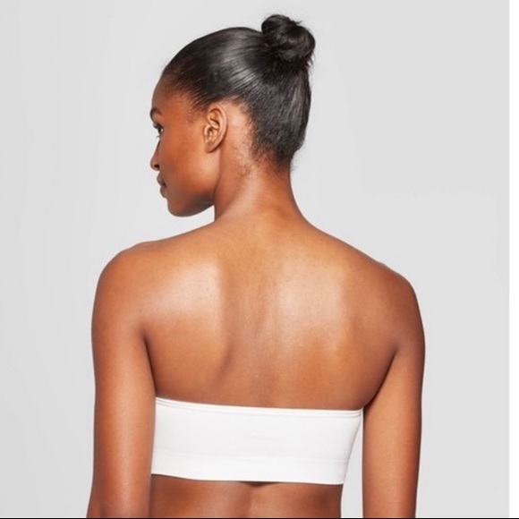 White padded seamless bandeau bra - Picture 4 of 4